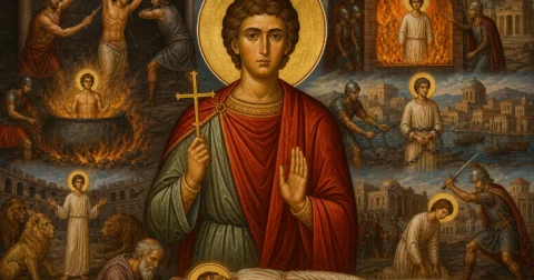 Martir Akakios dhe idhujt e thyer