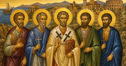 Apostuj Silas, Siluanos, Lavdëruar, Krescis dhe Andronicus