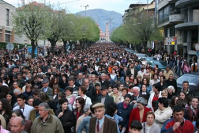 Kremtimi i Pashkës në Korçë