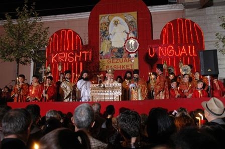 Kremtimi i Pashkës në Tiranë
