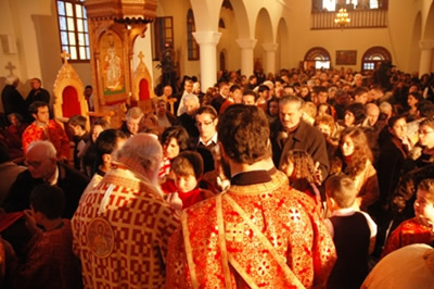 Kremtimi i Krishtlindjes në Tiranë