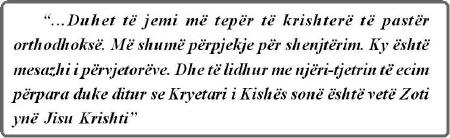 Gjithçka e dha për të rindërtuar këtë Kishë...