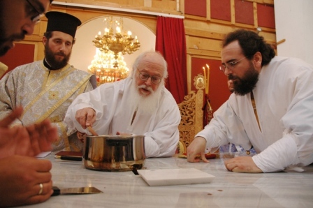 Vizitë dy ditore e Kryepiskopit Anastas në Mitropolinë e Korçës. (5 - 7 Gusht 2013)