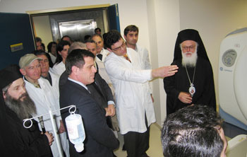 U përurua skaneri më modern në Shqipëri në Qendrën Diagnostike Orthodhokse “Ungjillizimi”, Tiranë