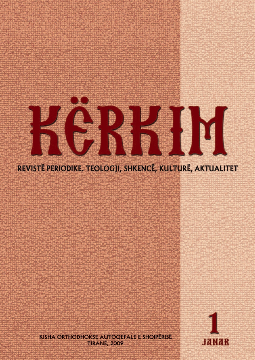 Doli në qarkullim numri i parë i revistës periodike “Kërkim” - Teologji, Shkencë, Kulturë, Aktualitet - (2009)